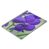 Carnet d'orchidées violettes vanda (Côté gauche)