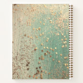 Carnet Doré Stardust sur la mer Personnalisé (Dos)