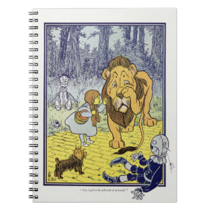 Carnet Dorothy et le Lion peureux de l'édition originale