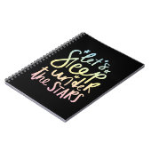 Carnet Dors sous les étoiles (Côté gauche)