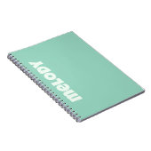 Carnet Dortoir à la menthe moderne (Côté Droit)