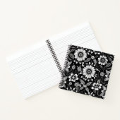 Carnet Dose de marguerite N&B (Intérieur)