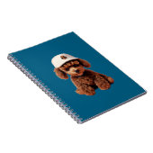 Carnet Dossier Poodle Tasse à Thé Blanche (Côté Droit)