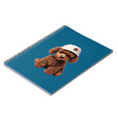 Carnet Dossier Poodle Tasse à Thé Blanche (Côté gauche)