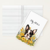 Carnet Dossiers de tirs quotidiens de Boston Terrier | (À l'intérieur)