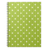 Carnet Dotty Delight Green photo (Devant)