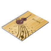 Carnet Double Bass String Instrument (moyen) Spiral (Côté gauche)