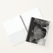 CARNET DOUBLE COMPOSITION GRAS DEMI-VIDE/GRANDE ROUGE  (Intérieur)