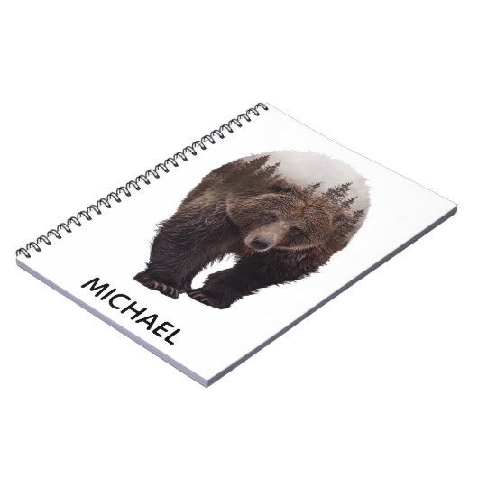 Carnet Double exposition à l'ours Brown (Côté gauche)