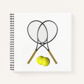 Carnet Double Tennis Sport Thème (Devant)