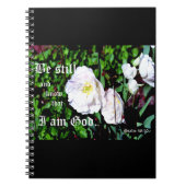 Carnet Double Tulipes Psaume 46:10 (Devant)