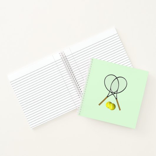 Carnet Doubles de tennis Green (Intérieur)