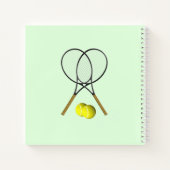 Carnet Doubles de tennis Green (Dos)