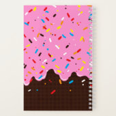 Carnet Douce friandise au chocolat rose (Verso)