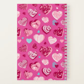 Carnet Douce Love Doodle Sweet Heart Motif rose (Verso)