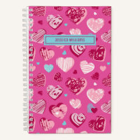 Douce Love Doodle Sweet Heart Motif rose