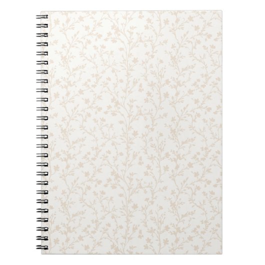 Carnet Douce Prairie Lin - Neutre (Devant)