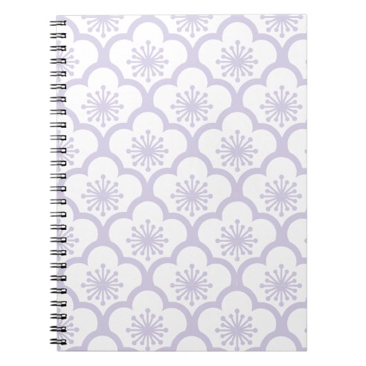 Carnet Douce Sakura Lavande Poussiéreuse - Neutre (Devant)