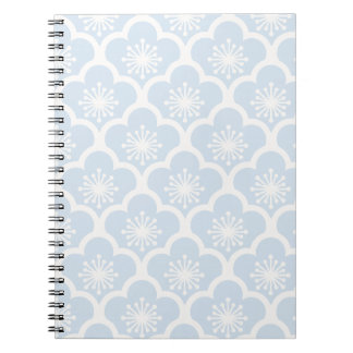 Carnet Douce Sakura Neutre - Bleu Poudre