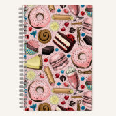 Carnet Douceurs sur rose (Recto)