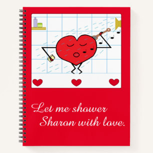 Carnet Douche avec amour