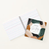 Carnet Douche bébéOh bébé terre cuite abstraite peinte (Intérieur)