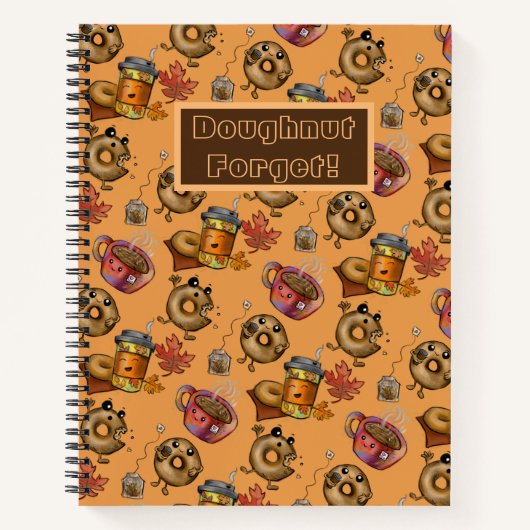 Carnet Doughnut et thé (Devant)