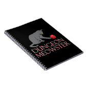 Carnet Doungeon Meowster Drôle RPG Chat avec dés (Côté Droit)