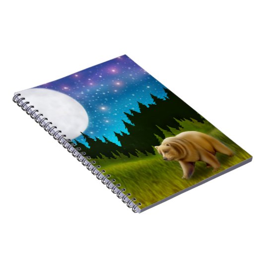 Carnet d'ours gris de nuit (Côté Droit)