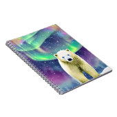 Carnet d'ours polaire mignon pour l'école 6,5 po x (Côté Droit)