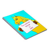 Carnet Doux caricature avec message (Côté Droit)