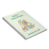 Carnet doux de baby shower de bébé et d'édredon (Côté Droit)