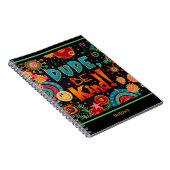 Carnet Doux drôle coloré sois gentil heureux (Côté Droit)