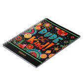 Carnet Doux drôle coloré sois gentil heureux (Côté gauche)