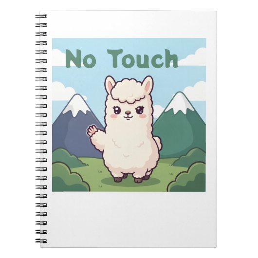 Carnet Doux lama (Devant)