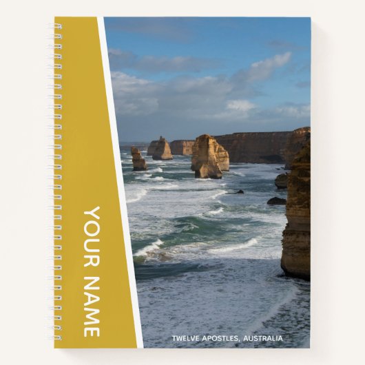 Carnet Douze Apôtres Great Ocean Road, Or (Devant)