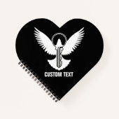 Carnet Dove avec clé (Devant)