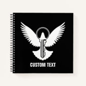 Carnet Dove avec clé (Devant)