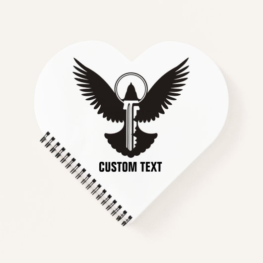 Carnet Dove avec clé (Devant)