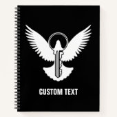 Carnet Dove avec clé (Devant)