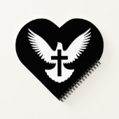 Carnet Dove avec croix (Dos)