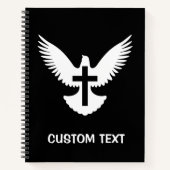 Carnet Dove avec croix (Devant)