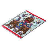 Carnet Doxies rouges (Côté gauche)