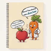 Carnet Dr. Carrot with His First Patient Funny Medical  (Devant)