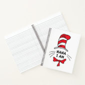 Carnet Dr Seuss | Chat dans le Casquette - Nana Je suis (Intérieur)