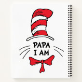 Carnet Dr Seuss | Chat dans le Casquette - Papa Je suis (Dos)
