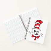 Carnet Dr Seuss | Chat dans le Casquette - Papa Je suis (Intérieur)