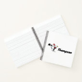 Carnet Dr. Seuss | Chat dans le Chapeau Dessin Nom (Intérieur)