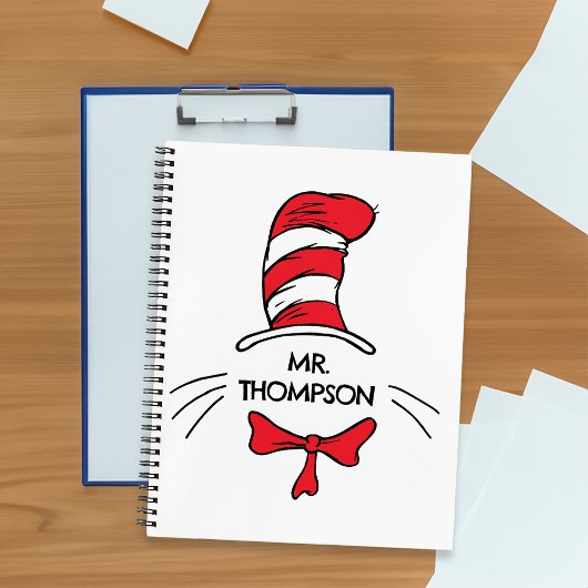 Carnet Dr. Seuss | Chat dans le Chapeau Nom de l'enseigna