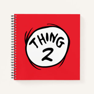 Carnet Dr Seuss   Chose personnalisée Une chose deux